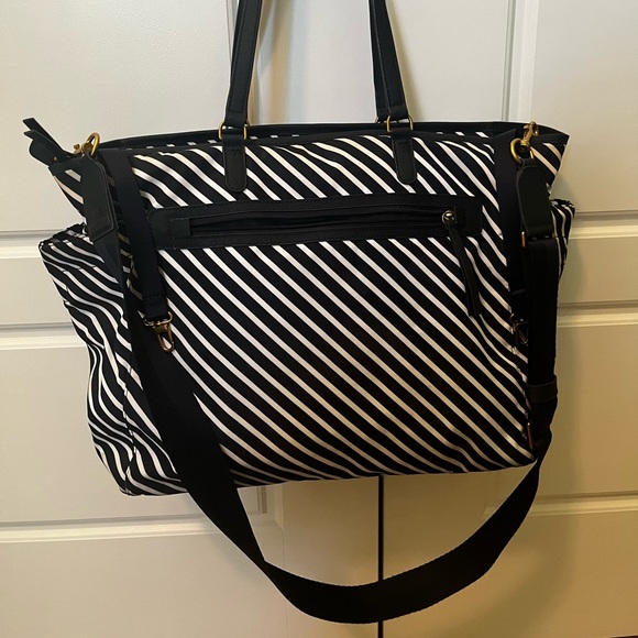 Navy Tory Burch Diaper Bag - Picture 2 of 9